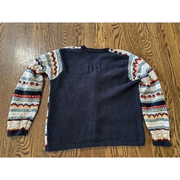 Vintage Marisa Christina‎ Hand Knit Silk/cotton/Wool Sweater Sz Medium Cardigan - Picture 8 of 9